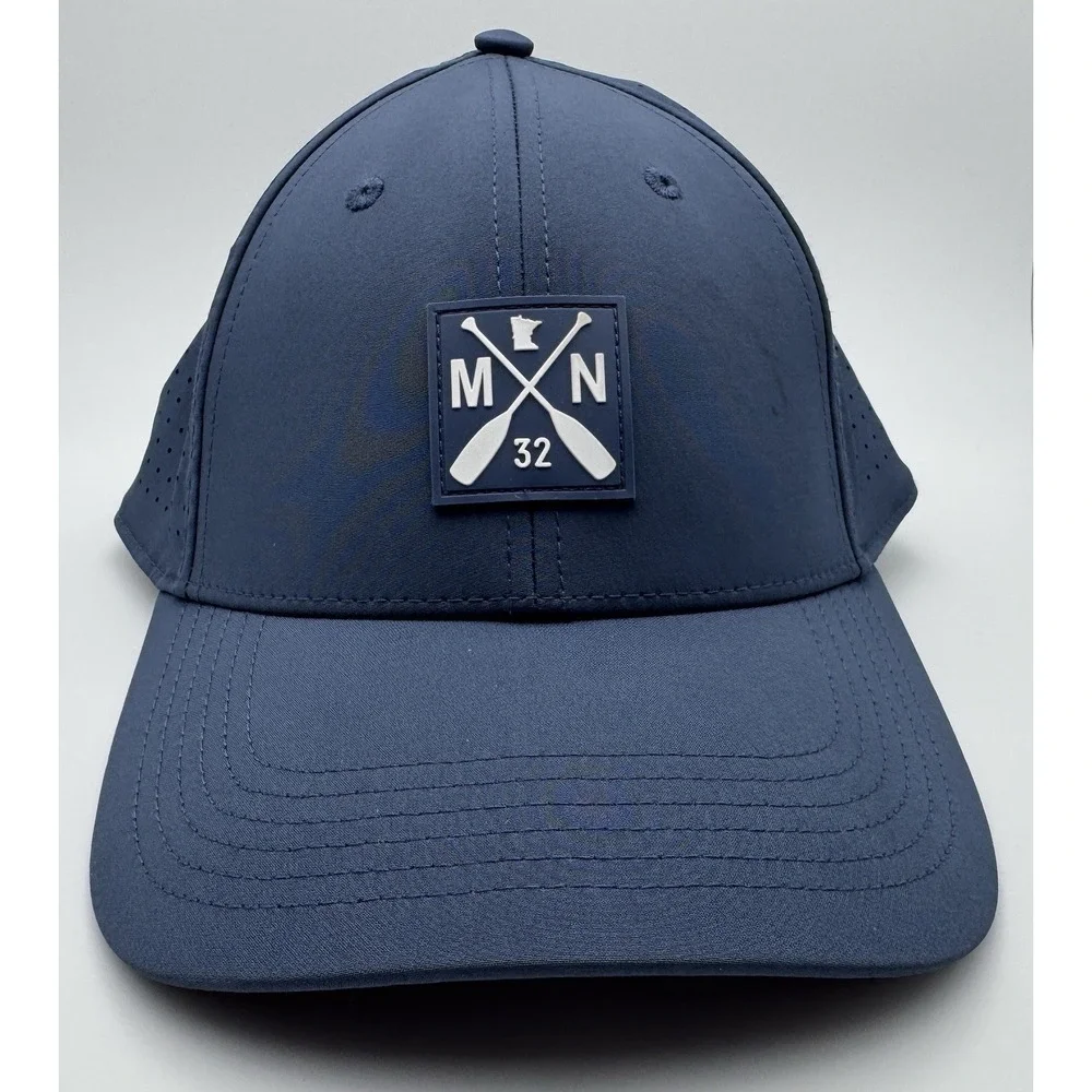 Minnesota Dad Hat Cap Snapback Lake 32 Paddles Sota Clothing Vacation Blue